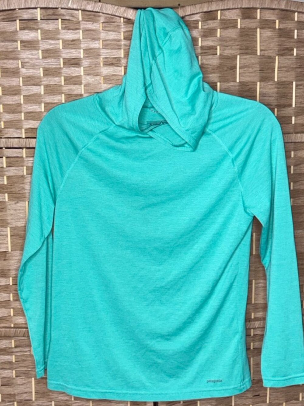 Kids' Patagonia Capilene Cool Daily Hoodie Performance Teal Large Outdoor Sport